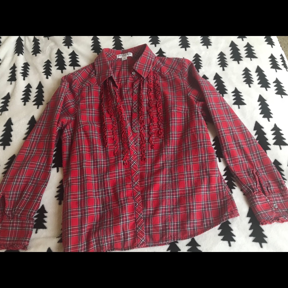 Pendleton Red Plaid Shirt